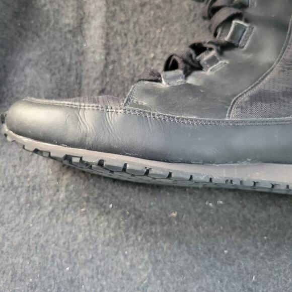 Timberland Grammercy Tall Leather Black Boots Fur Waterproof Winter Size 9 - Picture 13 of 15